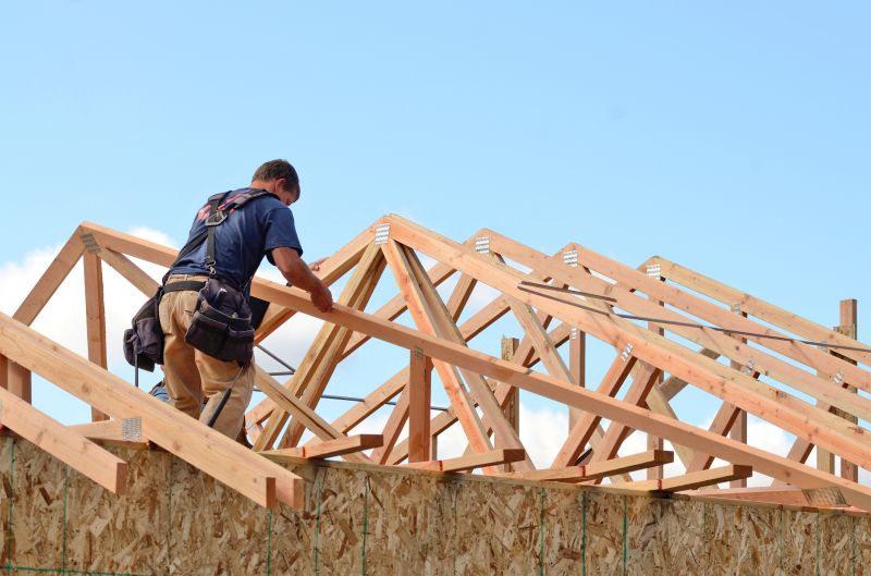 A Frame Roof Installation in Hiram, GA