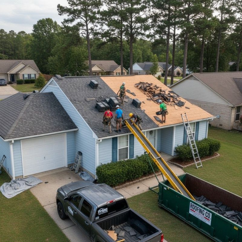 Asphalt Roof Replacement in Woodstock, GA