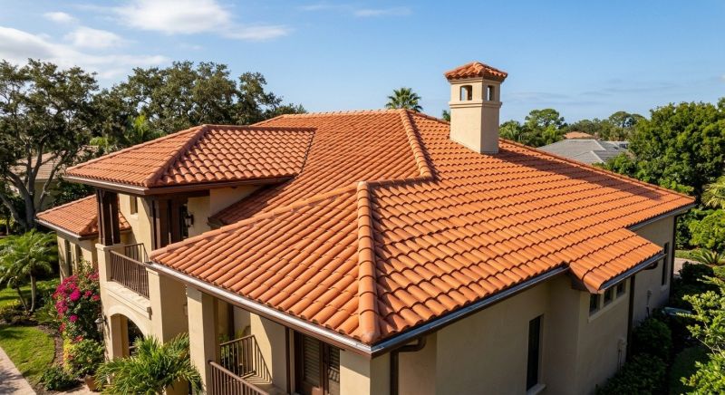 Barrel Tile Roof Installation in Hiram, GA