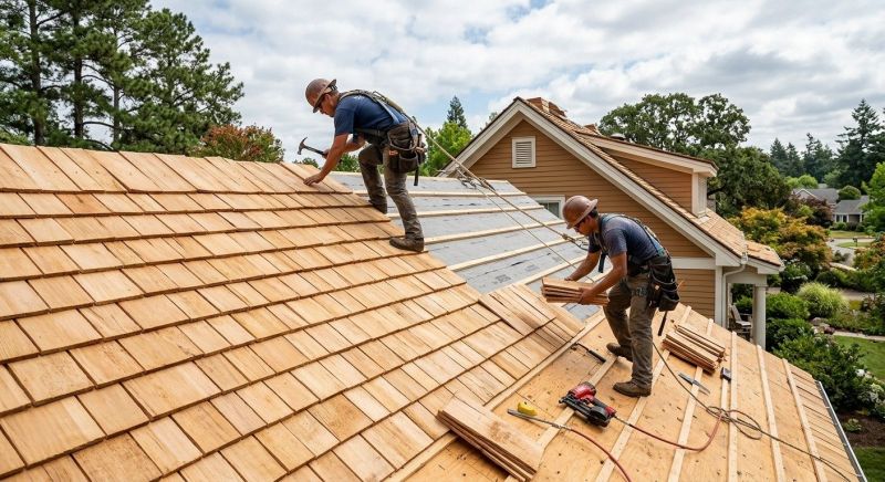 Cedar Roof Installation in Acworth, GA