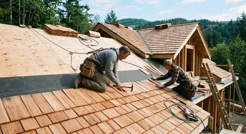 Cedar Roof Installation in Fulton County, GA