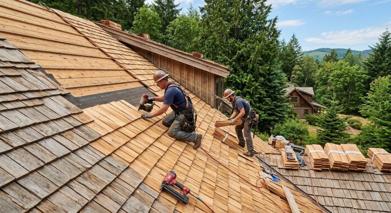 Cedar Roof Installation in Rockmart, GA