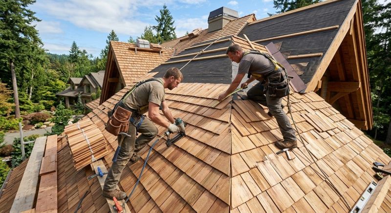 Cedar Shake Roof Construction in Bartow County, GA