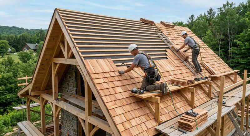 Cedar Shake Roof Construction in Bremen, GA