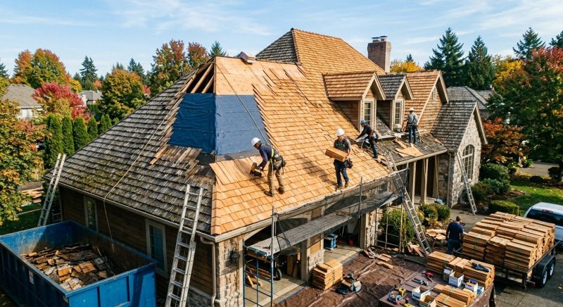 Cedar Shingles Replacement in Dallas, GA