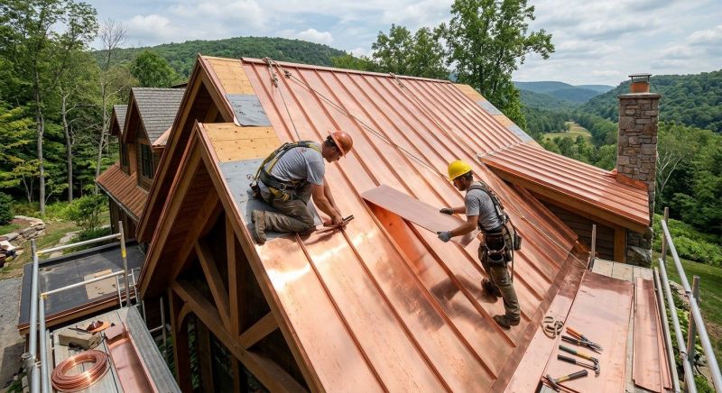 Copper Roof Installation in Hiram, GA