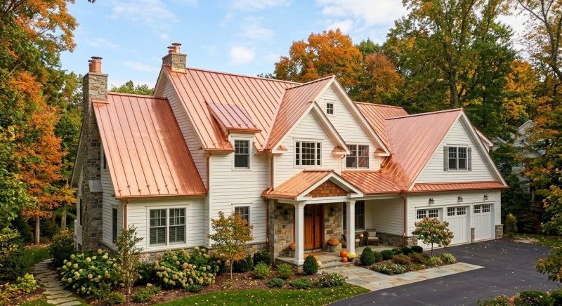 Copper Roof Replacement in Hiram, GA
