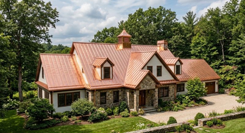Copper Roof Replacement in Hiram, GA