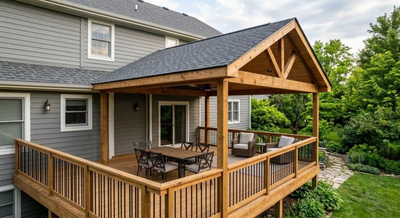 Deck Roof Construction in Hiram, GA
