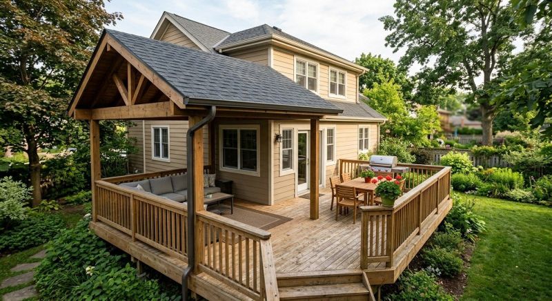 Deck Roof Construction in Hiram, GA