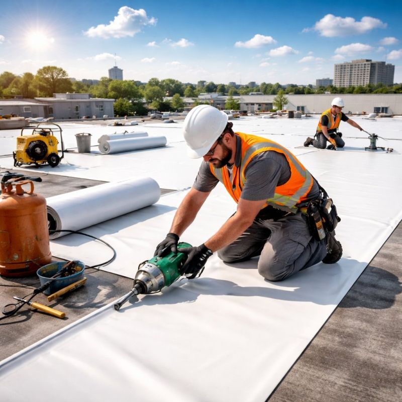Epdm Roof Installation in Haralson County, GA