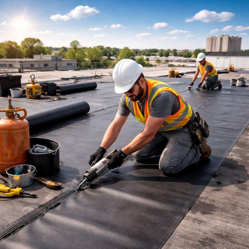 Epdm Roof Installation in Kennesaw, GA