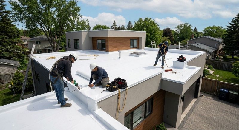 Flat Roof Installation in Marietta, GA