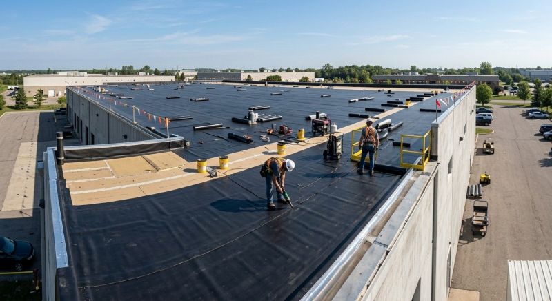 Flat Roof Installation in Woodstock, GA