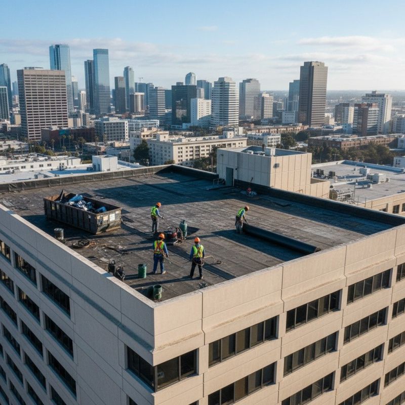 Flat Roof Replacement in Kennesaw, GA