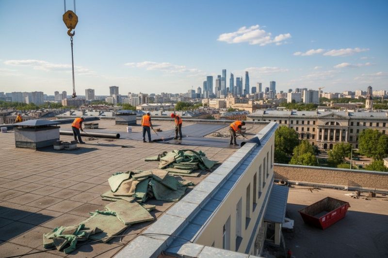 Flat Roof Replacement in Hiram, GA