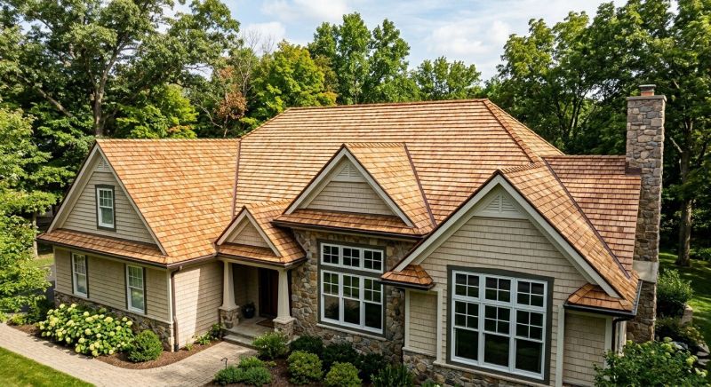 Natural Wood Roof Installation in Hiram, GA