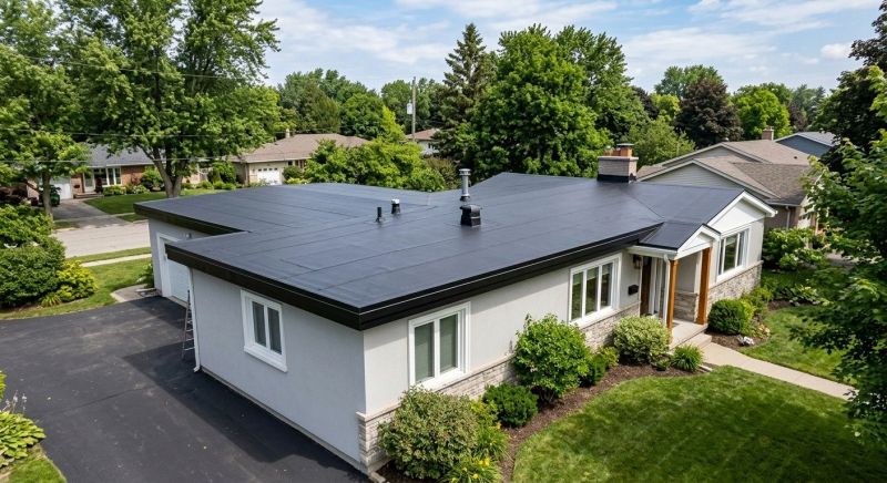 Rubber Roof Installation in Hiram, GA