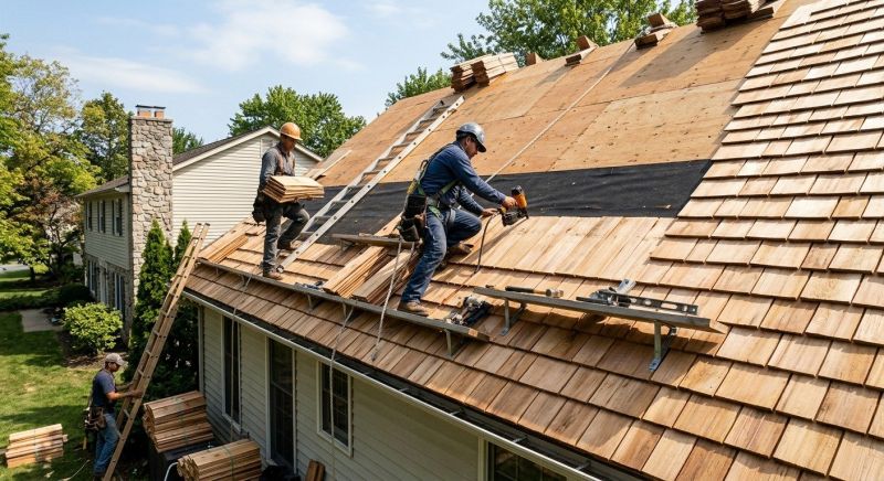 Shake Roof Replacement in Woodstock, GA
