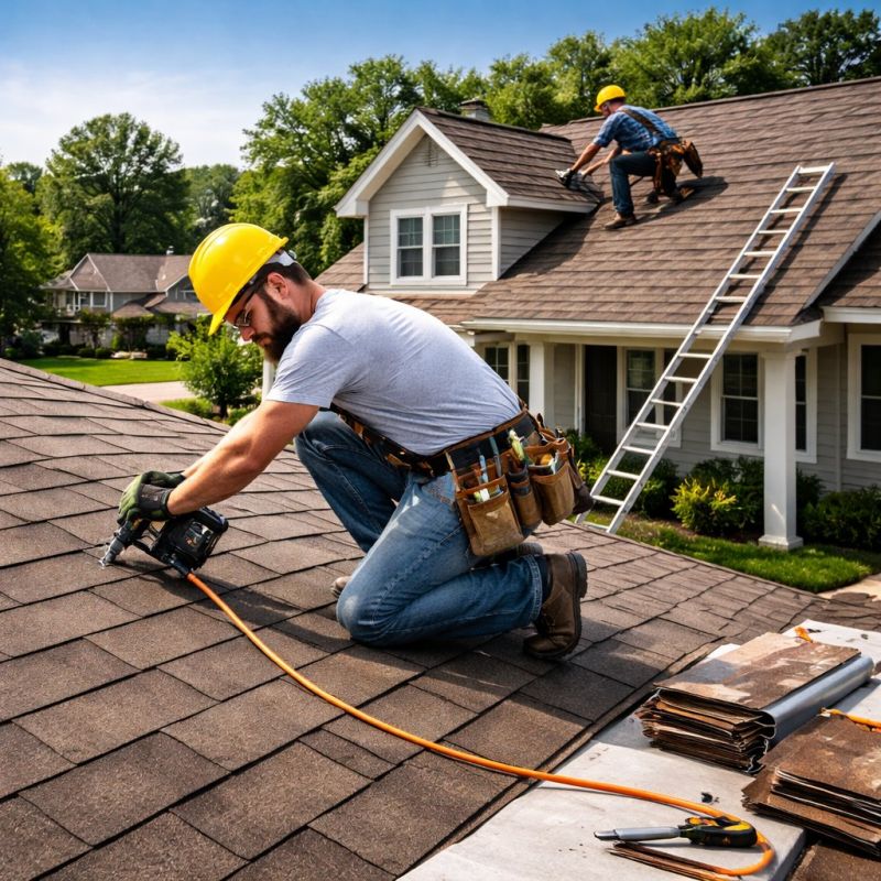 Shingles Installation in Hiram, GA