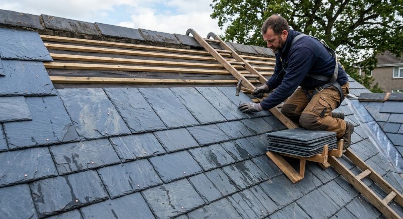 Slate Roof Construction in Dallas, GA