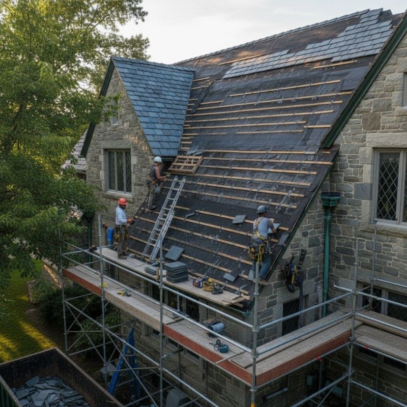 Slate Roof Replacement in Fairburn, GA