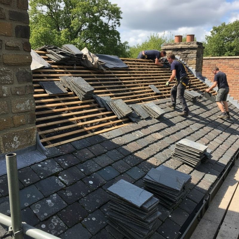 Slate Roof Replacement in Powder Springs, GA