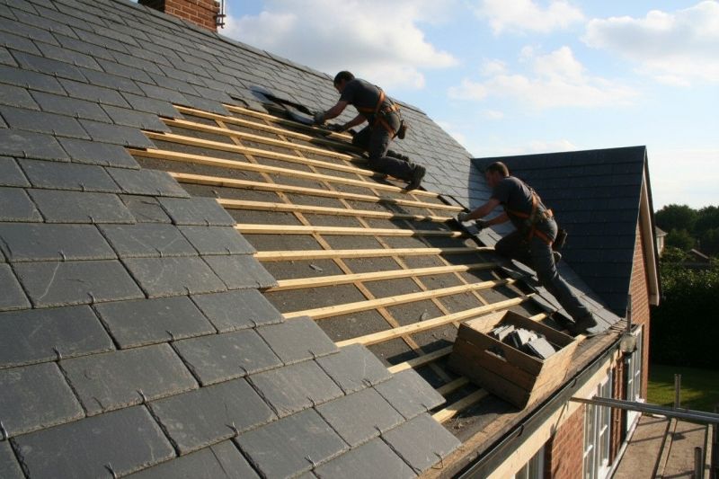 Slate Roof Replacement in Woodstock, GA