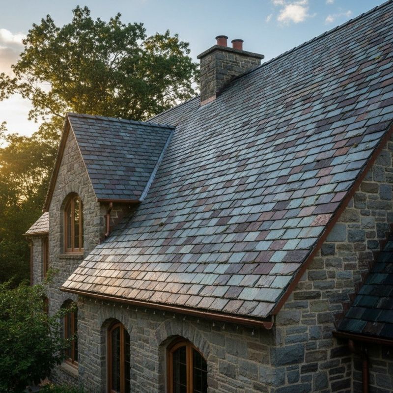Slate Roof Replacement in Woodstock, GA