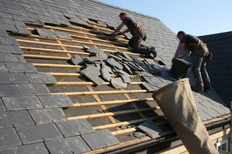 Slate Roof Replacement in Woodstock, GA
