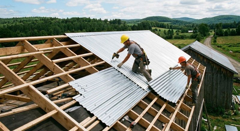 Steel Roof Installation in Hiram, GA