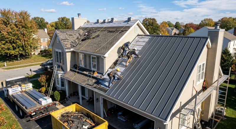 Steel Roof Replacement in Paulding County, GA