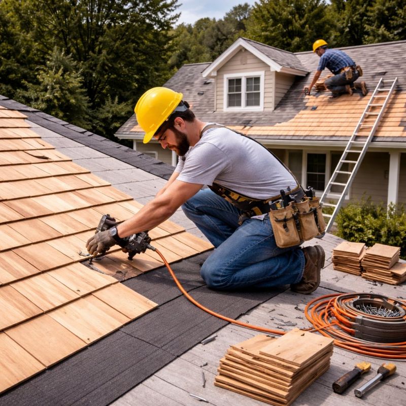 Wood Roofing Installation in Atlanta, GA