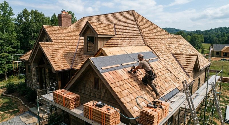 Wood Roofing Installation in Union City, GA