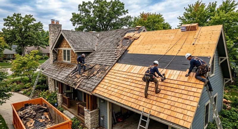 Wood Shake Roof Replacement in Bartow County, GA
