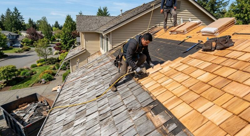 Wood Shingle Roof Replacement in Hiram, GA